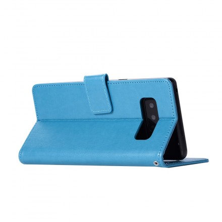 Funda de cuero Samsung Galaxy S10 Plus Catchy Owl