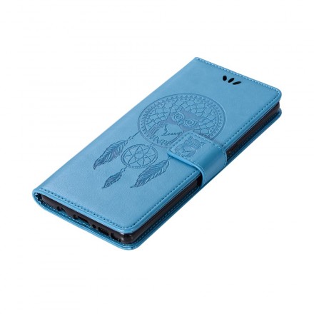 Funda de cuero Samsung Galaxy S10 Plus Catchy Owl