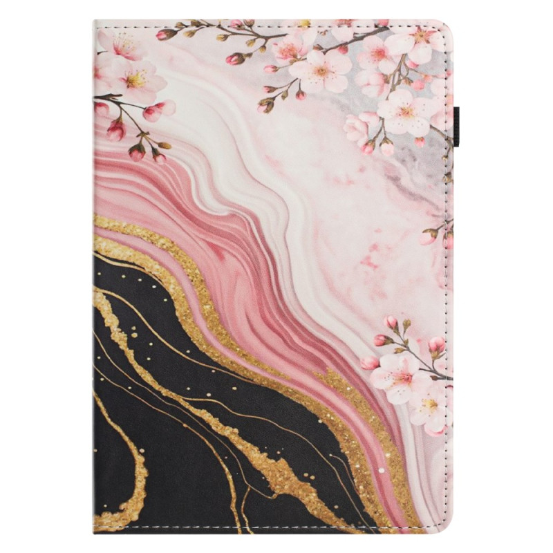 Samsung Galaxy Tab S10 FE / S9 / S9 FE Funda Mármol Patrón Floral