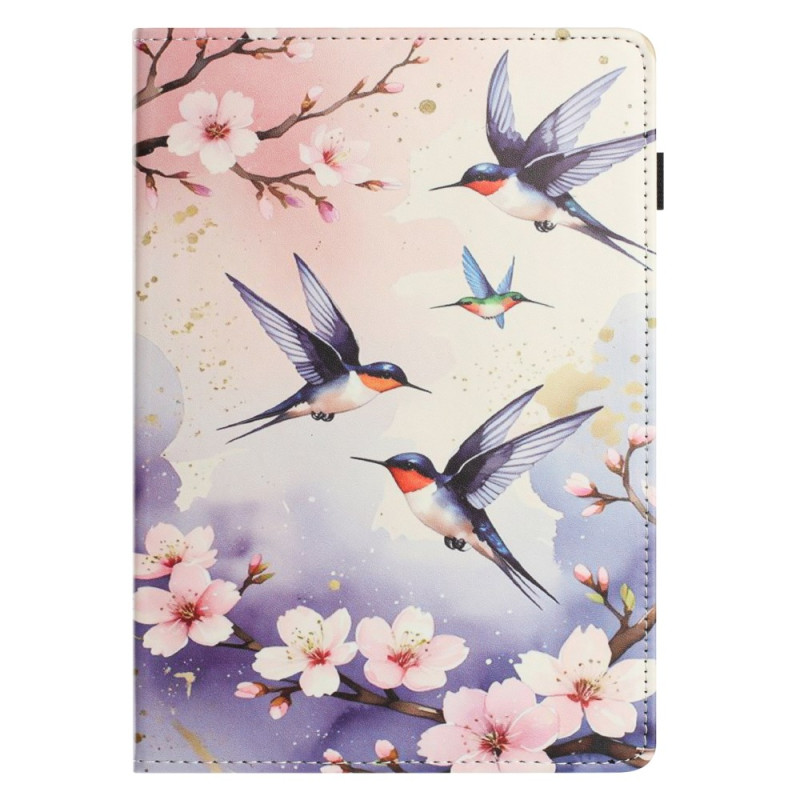Funda Samsung Galaxy Tab S10 FE / S9 / S9 FE Pájaros