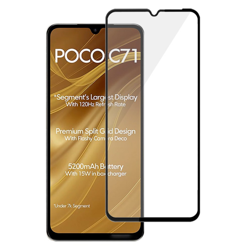 Protección Integral de Cristal Templado para Pantalla Poco C71 MOCOLO