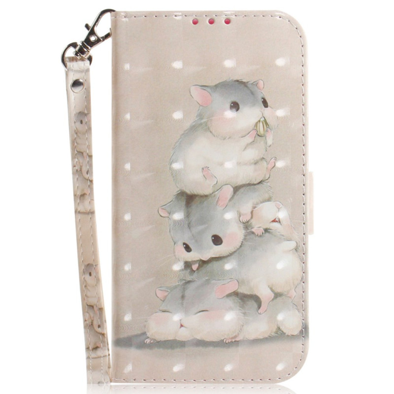Funda Realme C67 Hamsters con Colgante
