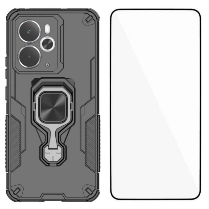 Realme 14 5G Funda ultrarresistente con soporte y protección de pantalla