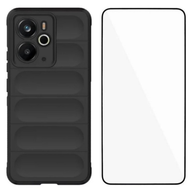 Realme 14 5G Funda antideslizante con protector de pantalla