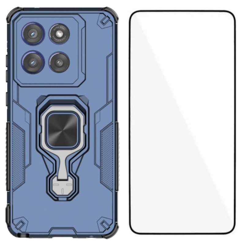 Motorola Edge 60 Funda Stylus con protector de pantalla de cristal templado