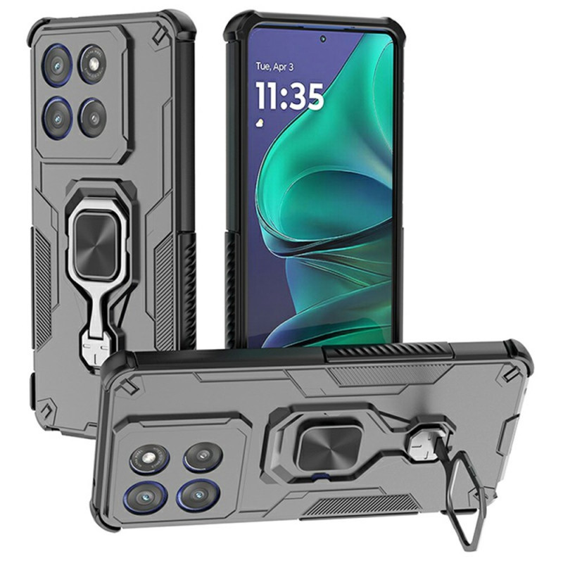 Motorola Edge 60 Stylus Funda ultrarresistente con soporte giratorio