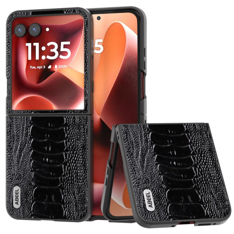 Funda Motorola Razr 60 Ultra Piel Textura Cocodrilo