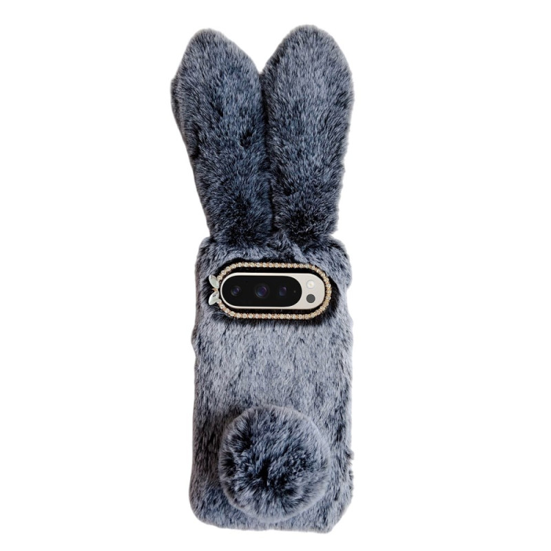 Funda de conejo de peluche para Google Pixel 10 / 10 Pro