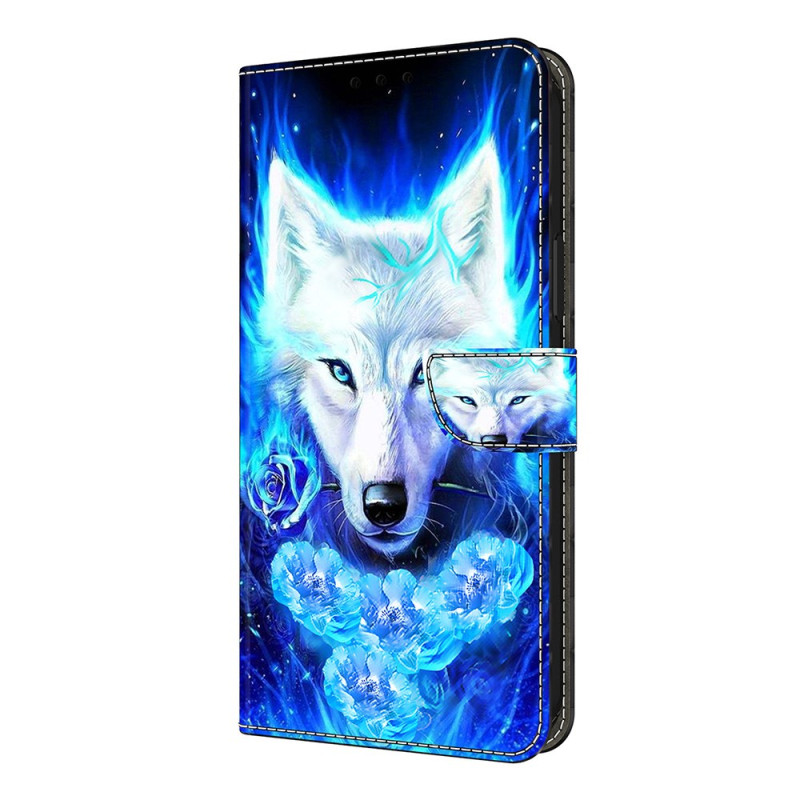 Xiaomi Redmi Note 14 Pro 4G Wolf Funda
 Blanco