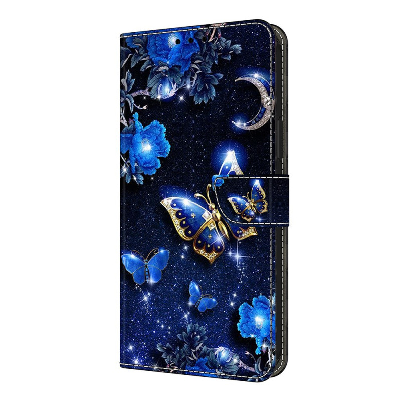 Xiaomi Redmi Note 14 Pro 4G Funda Mariposas Brillantes
