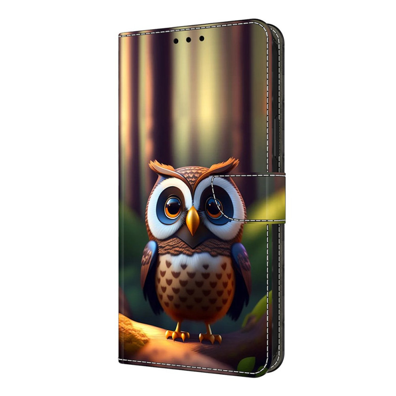Xiaomi Redmi Note 14 Pro 4G Funda Búho Marrón