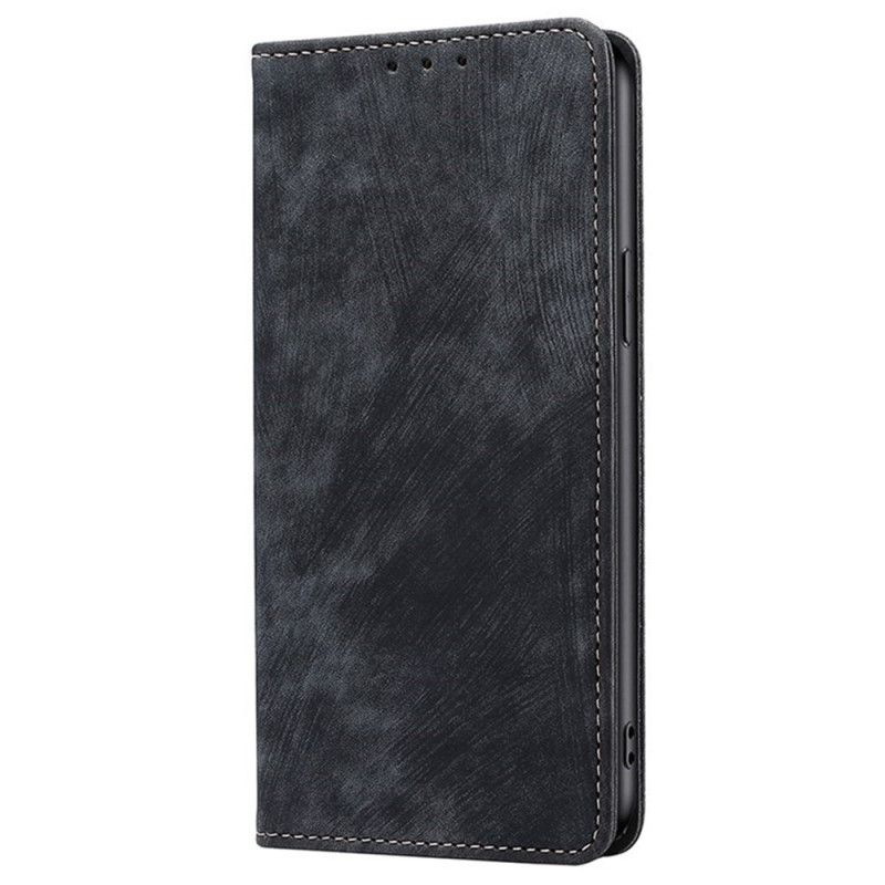 Funda Flip Xiaomi Redmi Note 14 Pro 4G Cartera RFID Efecto Gamuza