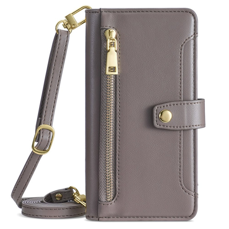 Funda Xiaomi Redmi Note 14 Pro Wallet con cordón y colgante
para el hombro