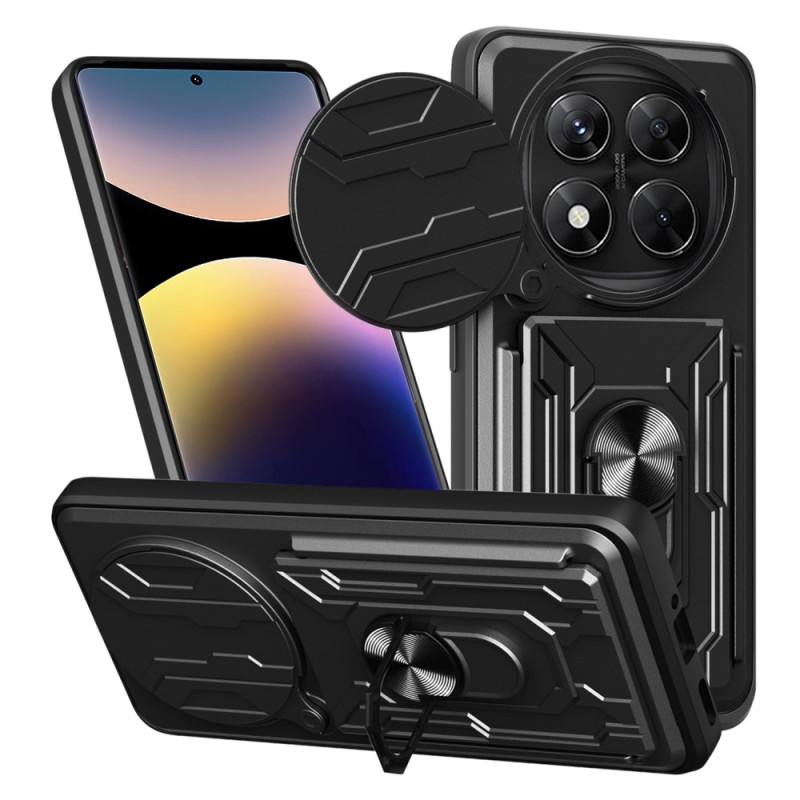 Xiaomi Redmi Note 14 Pro 4G Funda Ultra Resistente con Soporte y Protector de Lente