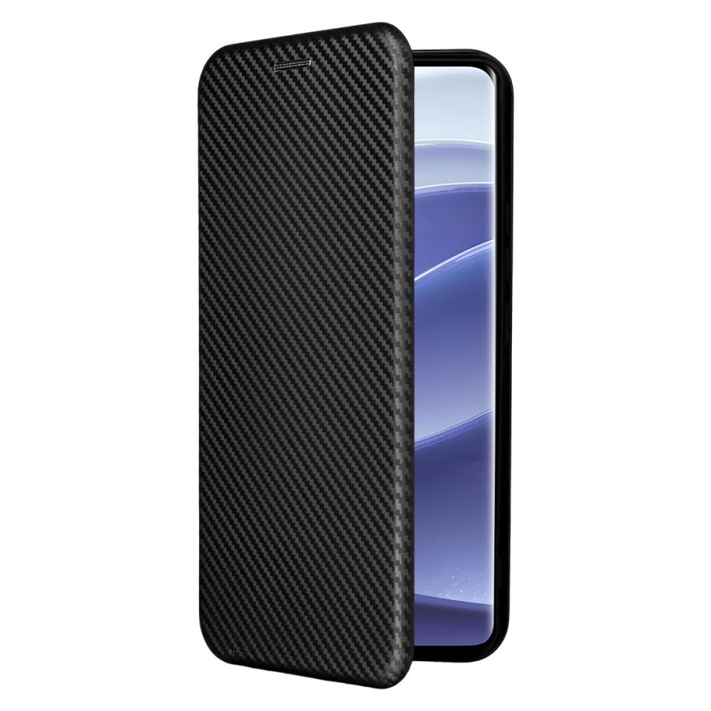 Flip Cover Xiaomi Redmi Note 14 Pro 4G Fibra de Carbono