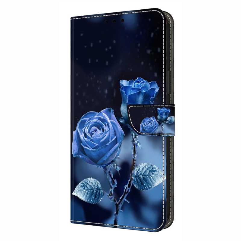 Xiaomi Redmi Note 14 Pro 4G Funda Rosas Azules