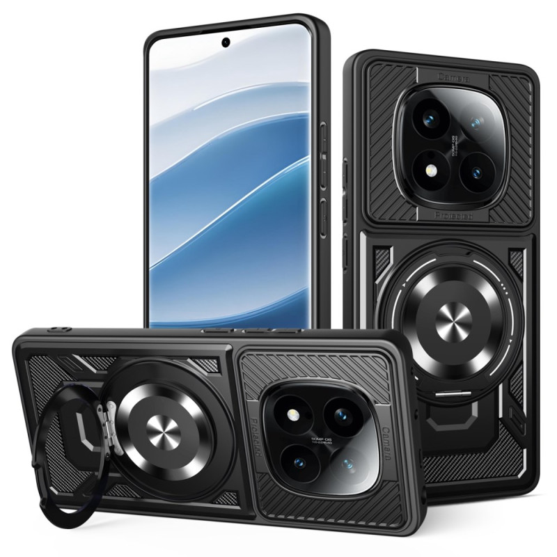 Xiaomi Redmi Note 14 Pro 4G Funda magnética Soporte giratorio 360