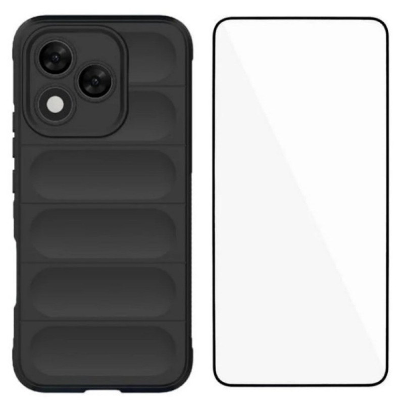 Honor 400 Lite Funda antideslizante con protector de pantalla de cristal templado