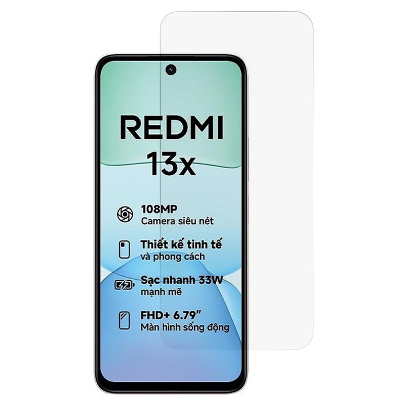 Protector de cristal templado para la pantalla del Xiaomi Redmi 13X