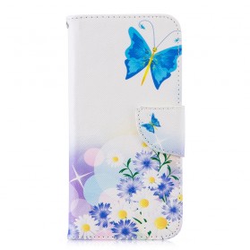 Funda Honor 10 Lite / Huawei P Smart 2019 Mariposas y flores pintadas