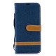 Funda de tela y colgante efecto cuero para Honor 10 Lite / Huawei P Smart 2019