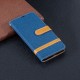 Funda de tela y colgante efecto cuero para Honor 10 Lite / Huawei P Smart 2019