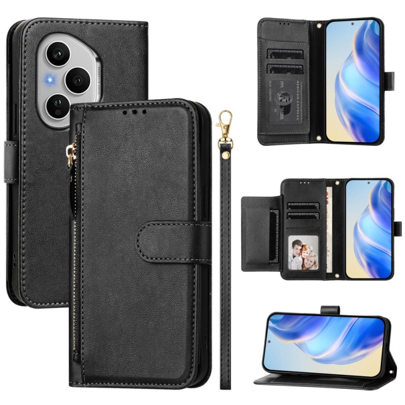 Funda Honor 400 Pro con bolsillo con cremallera y forro