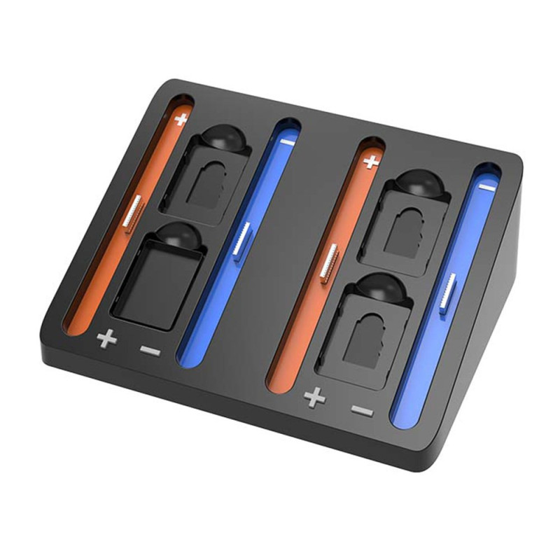 Cargador de 4 tarjetas Joy-Con para Nintendo Switch 2 con indicador LED