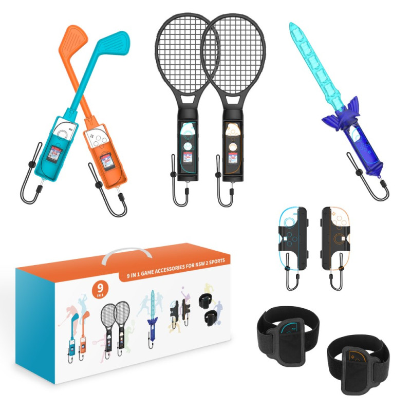 Kit de accesorios 9 en 1 para Nintendo Switch 2