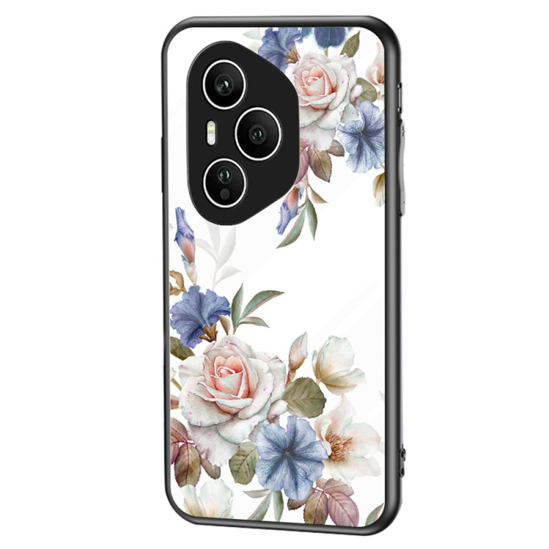 Honor 400 Pro Floral Funda de cristal templado