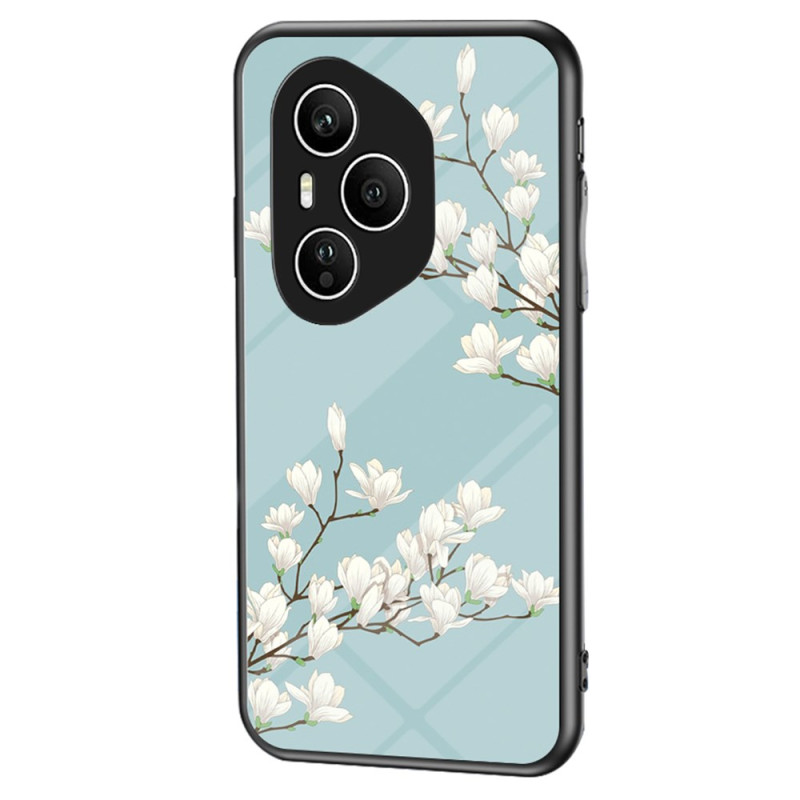Honor 400 Pro Floral Funda de cristal templado