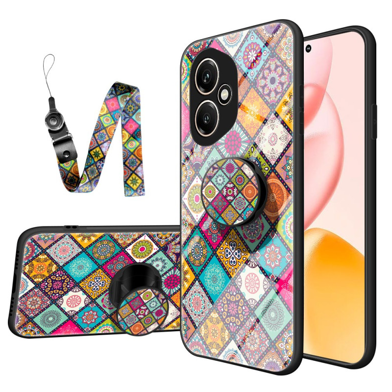Funda de cristal templado y colgante
de parche para Honor 400