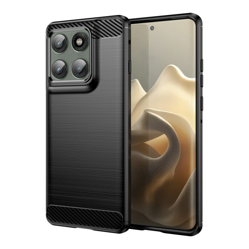 Motorola Edge 60 Pro Funda de fibra de carbono cepillada