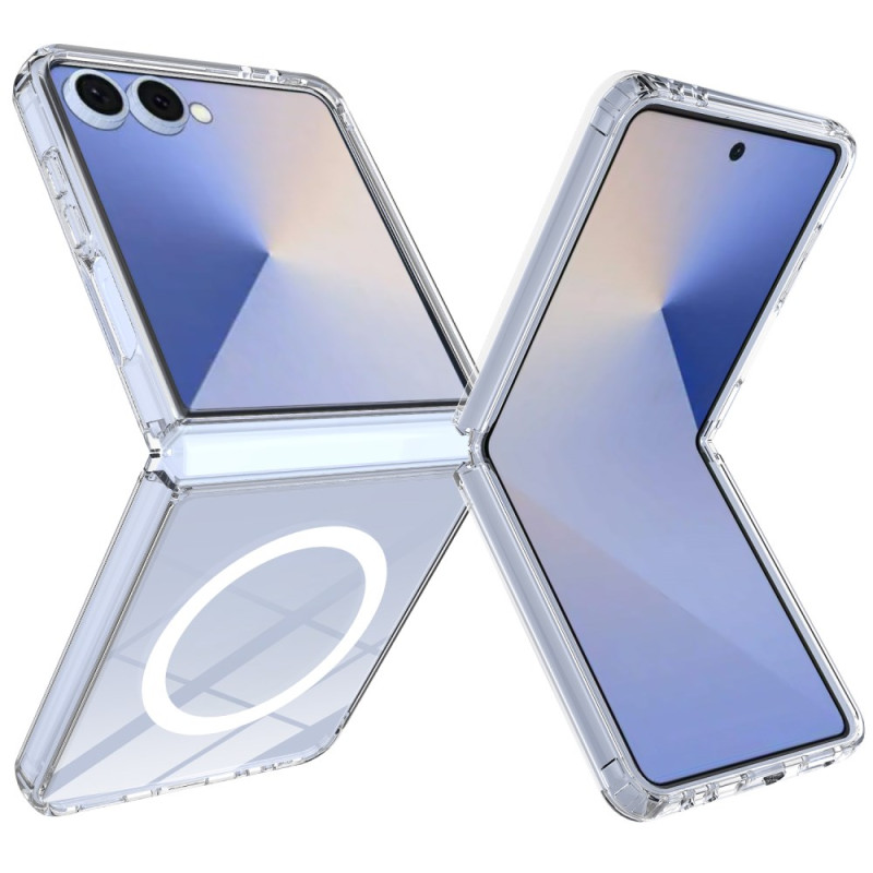 Funda transparente compatible con Samsung Galaxy Z Flip 7 MagSafe