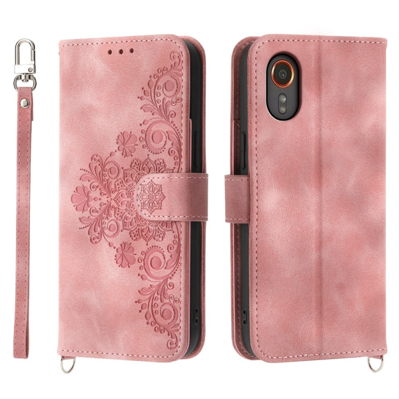 Funda de encaje con colgante
y bandolera para Samsung Galaxy Xcover 7
