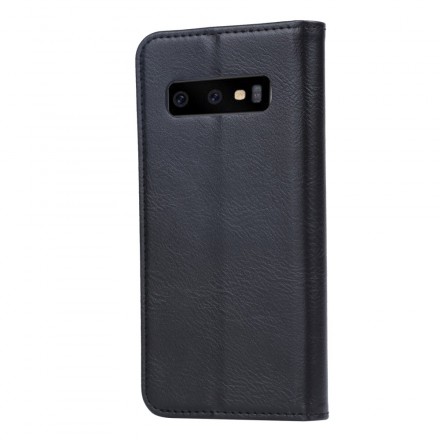 Funda Flip Cover Samsung Galaxy S10 Plus Leatherette Card Funda