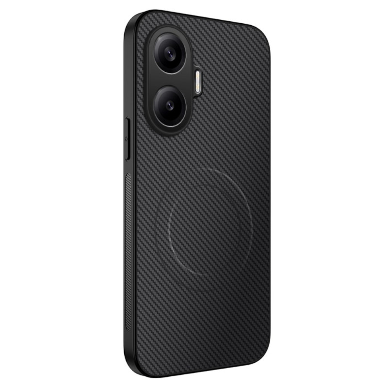 Poco F7 Funda MagSafe Compatible Fibra de Carbono Textura