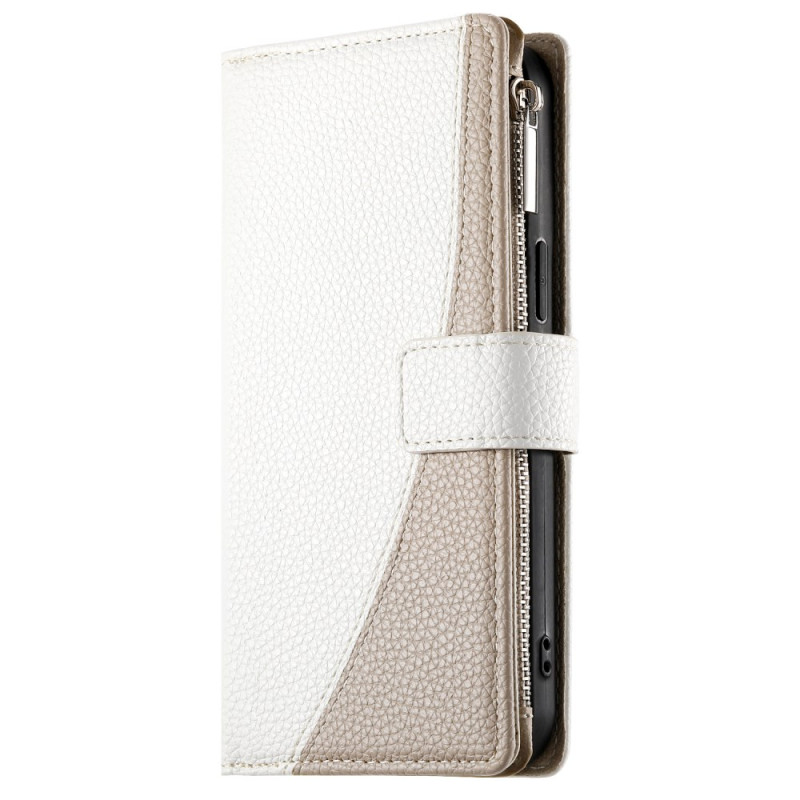 Poco F7 Funda bicolor para cartera con colgante
y bandolera