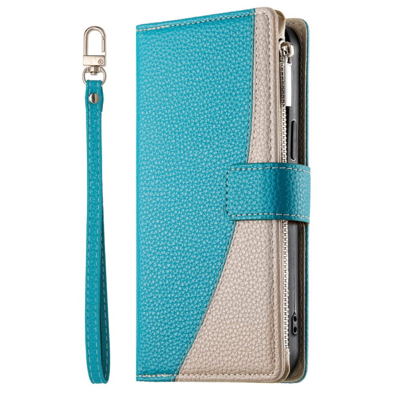 Funda bicolor con correas para la cartera del Google Pixel 10