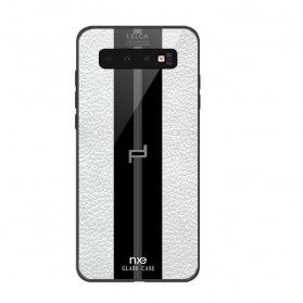 Samsung Galaxy S10e NXE Funda de cuero LELCA