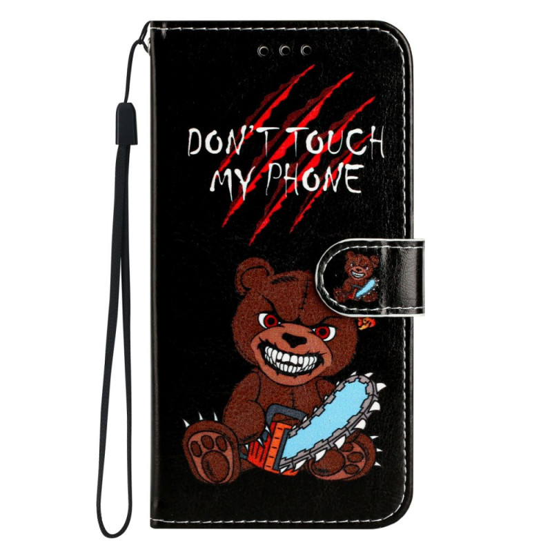 Motorola Edge 60 / 60 Fusion Funda Oso No Toques Mi Teléfono