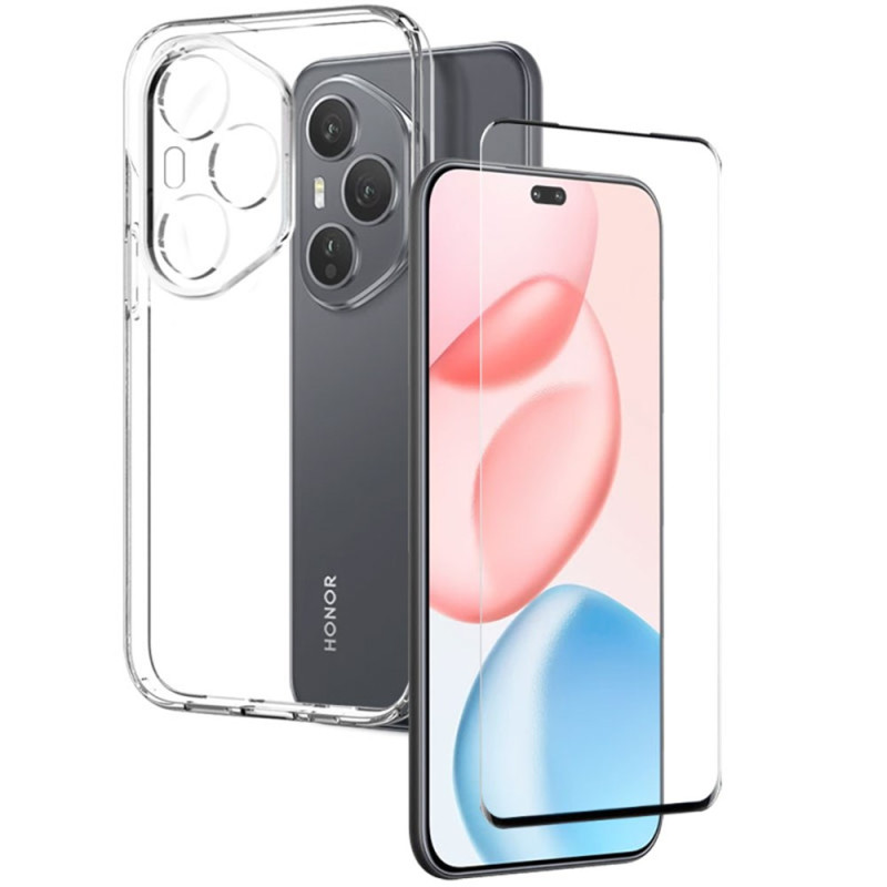 Honor 400 Pro Funda Transparente con Protección de Pantalla