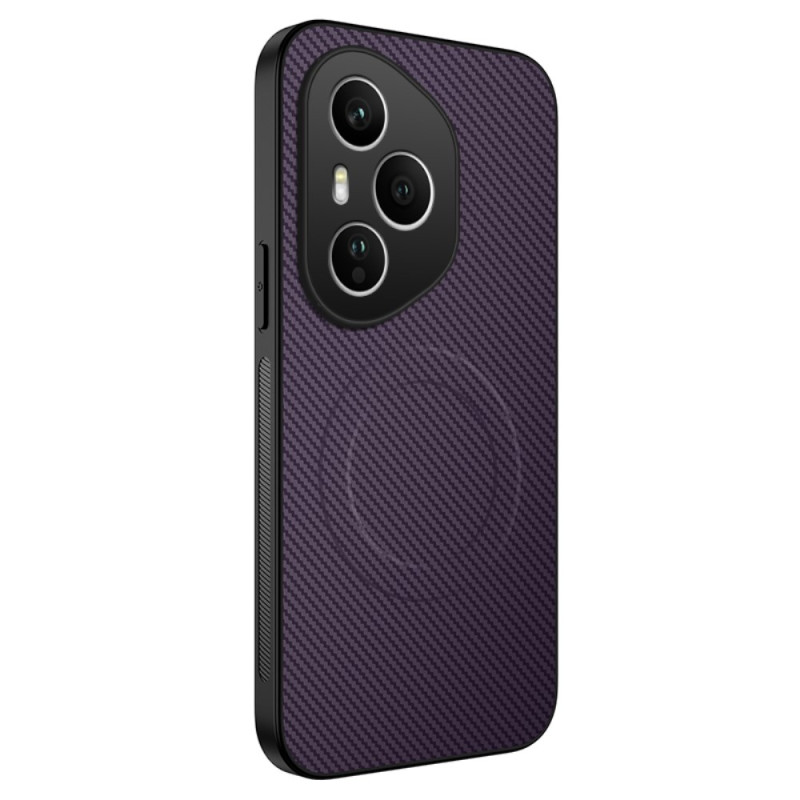 Honor 400 Pro Funda MagSafe Compatible Fibra de Carbono Textura