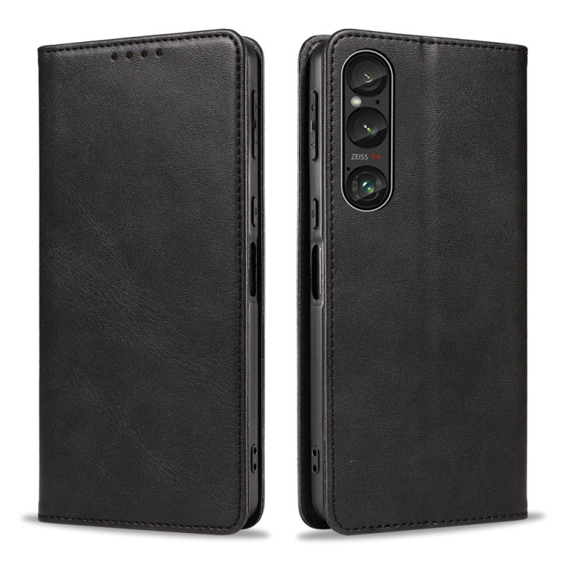 Funda abatible de polipiel para Sony Xperia 1 VII