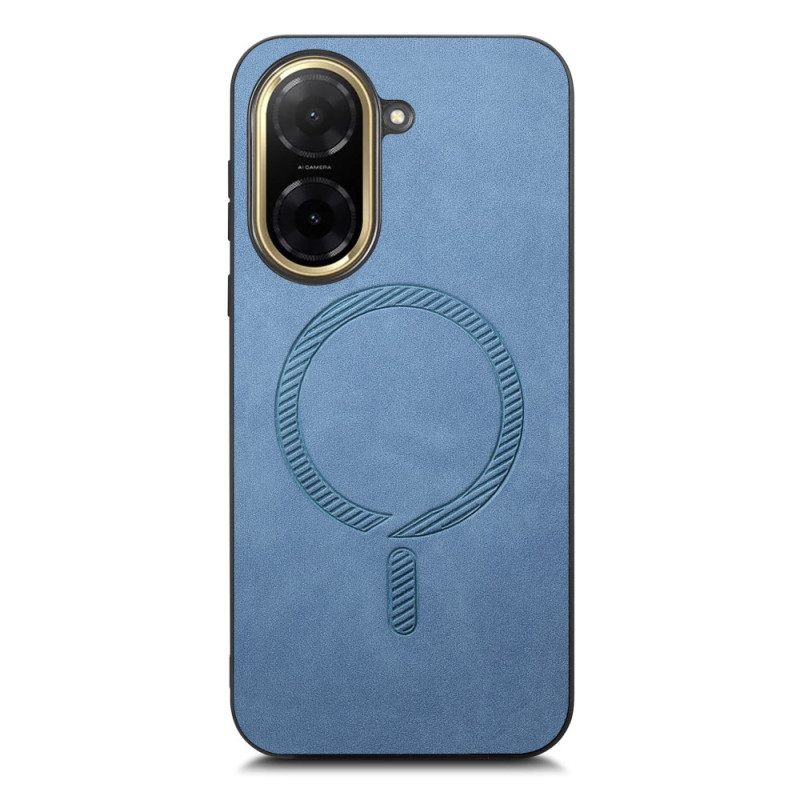 Poco C71 Funda de cuero compatible con MagSafe