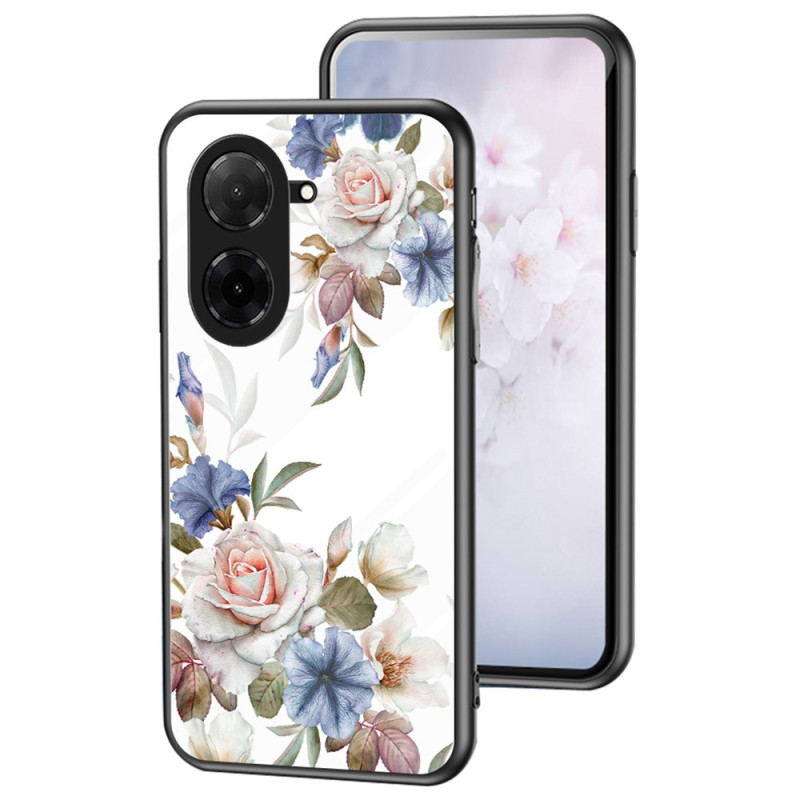 Poco C71 Funda Cristal Templado Floral