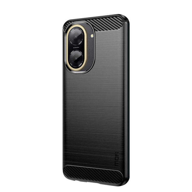 Poco C71 Funda
 de fibra de carbono cepillada