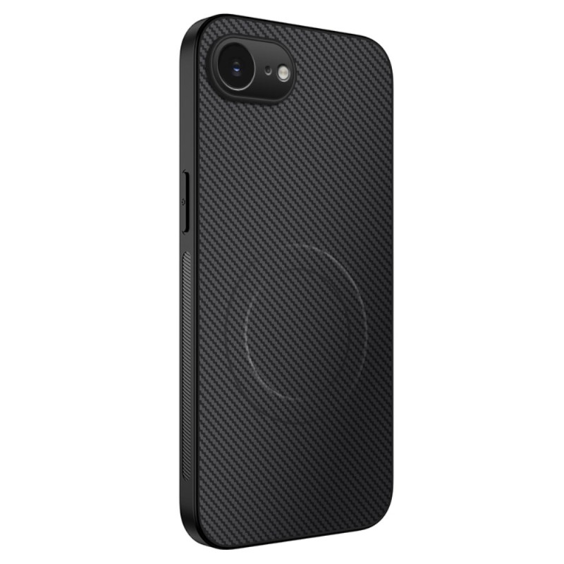Funda iPhone 16E compatible con MagSafe Carbon Fibre Texture