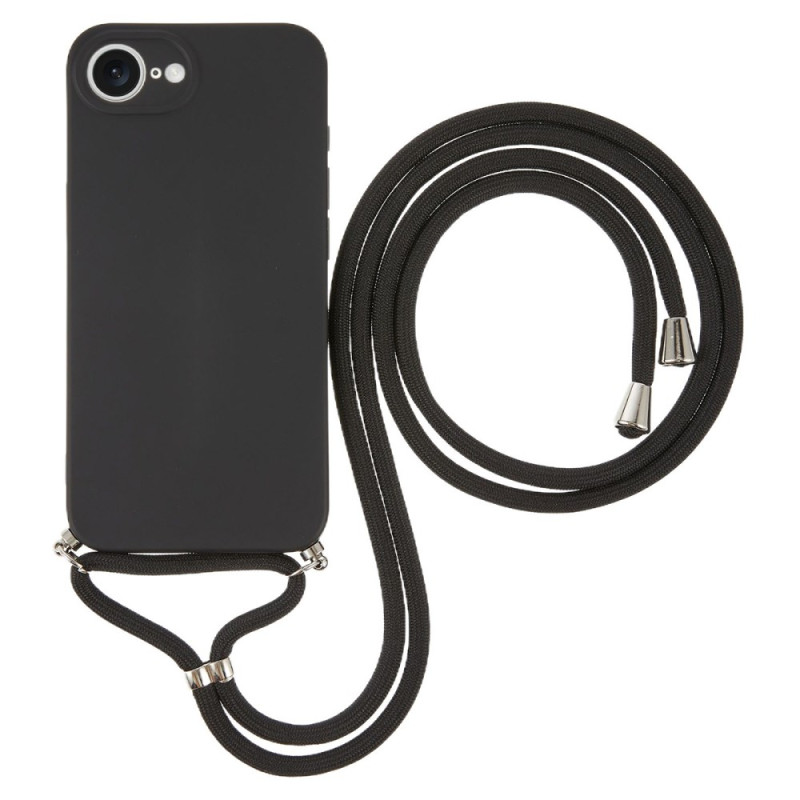 Funda de silicona con cordón iPhone 16E