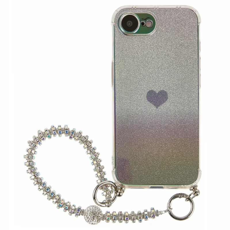 Funda de purpurina y strass para iPhone 16E